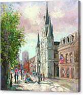 At The Cathedral Canvas Print