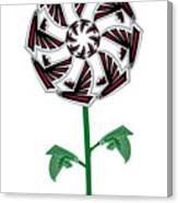 Atlanta Falcons - Nfl Football Team Logo Flower Art Canvas Print