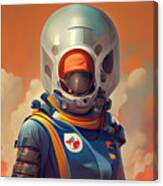 Atomic  Astronaut  Inspared  By  Damon  Soule  C6881a46  54ef  4e44  A168  Efaac2171a8e Canvas Print
