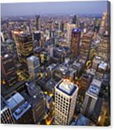 Australia, Melbourne, Cityscape, View From Rialto Tower Canvas Print