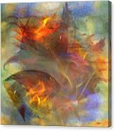 Autumn Ablaze - Square Version Canvas Print