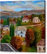 Autumn In Greece Canvas Print