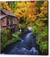 Autumn Mill Canvas Print