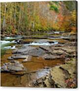 Autumn On The Elk River Canvas Print