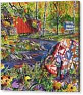 Autumn Picnic Canvas Print