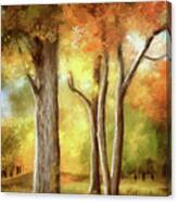 Autumn's Fleeting Glory Canvas Print