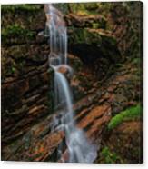 Avalanche Falls At Franconia Notch State Park Canvas Print