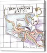 Baby Changing Station Canvas Print