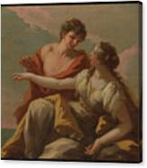 Bacchus And Ariadne 1720s Giovanni Antonio Pellegrini Italian Canvas Print