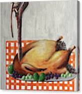Baked Turkey Canvas Print