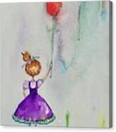 Balloon Girl Canvas Print