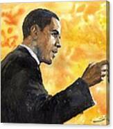 Barack Obama 02 Canvas Print