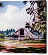 Barn At Honey Island Canvas Print