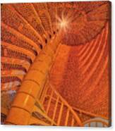 Barnegat Light Spiral Staircase Canvas Print