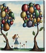 Basie And The Gumball Trees Canvas Print