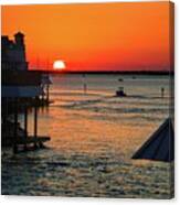 Bayou Vista Sunset Canvas Print