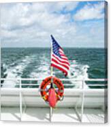 Bayside Ferry View Canvas Print