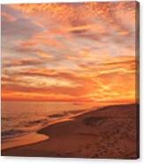 Beach Sunset Skies, Perdido Key, Florida Canvas Print