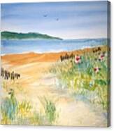 Beach Walk Canvas Print