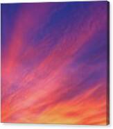 Beautiful Arizona Sunset Rays Canvas Print