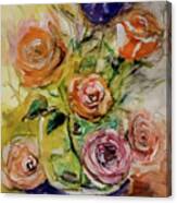 Beautiful Rose Display Canvas Print