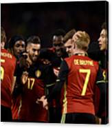 Belgium V Italy - International Friendly Canvas Print