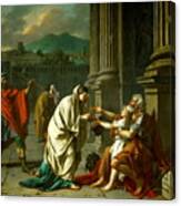 Belisarius Asking For Alms Canvas Print