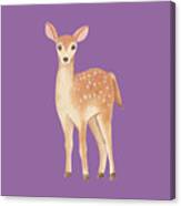 Bellflower Deer Canvas Print