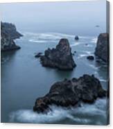 Between Dawn And Sunrise At Arch Rock Picnic Area, No. 1 Canvas Print