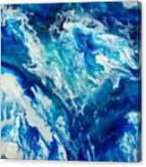 Between Heaven And Earth - Abstract Contemporary Acrylic Painting Canvas Print
