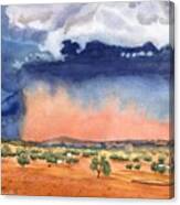Bidhi Bunan - Wiradjuri -big Dust Storm Canvas Print