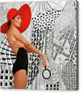 Big Red Hat Canvas Print