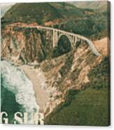 Big Sur, Bridge Canvas Print