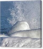 Big Winter Splash Canvas Print