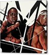 Biggie And Tupac Canvas Print