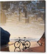 Bike World Canvas Print