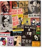 Billie Holiday Canvas Print