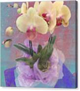 Birthday Orchids Canvas Print