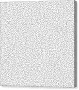 Black And White Grainy Abstract Background. Halftone - Pointillism Pattern With Random Dots. Canvas Print