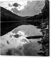Black And White Photography - Delaware River Canvas Print