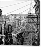 Black California Series - Hollywood Sign Canvas Print