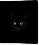 Black Cat With Green Eyes Sherpa Fleece Blanket  60 x 80 