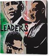 Black Leaders Matter Canvas Print
