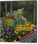 Black Mountain Garden Canvas Print