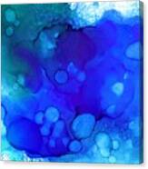 Blue Abstract 57 Canvas Print