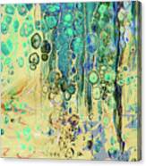 Blue And Yellow Rust Canvas Print