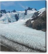 Blue Glacier On Mount Olympus In Olympic National Park #2 Canvas Print
