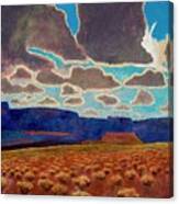 Blue Mesa Canvas Print