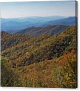 Blue Ridge Autumn Canvas Print
