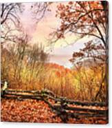 Blue Ridge Mountains Overlook Canvas Print